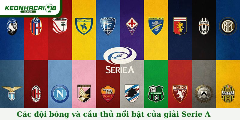 Các đội bóng và cầu thủ nổi bật của giải Serie A